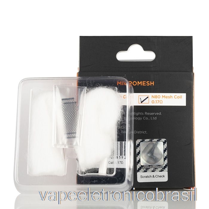 Bobinas De Folha De Micromesh Vape Vaporesso Geek Vape Zeus X (2 Folhas) Bobinas De Micromesh Ni80 De 0,17ohm